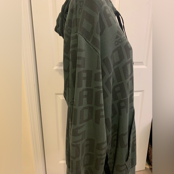 Women’s Adidas hoodie size large. Army green - Picture 5 of 7